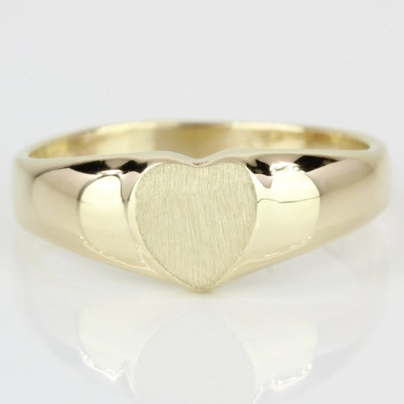 14k Gold Heart Ring